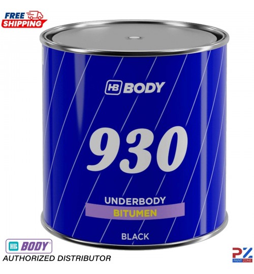 HB Body 930 Underbody Black Bitumen 1Kg – Anti Stone Chip Coating